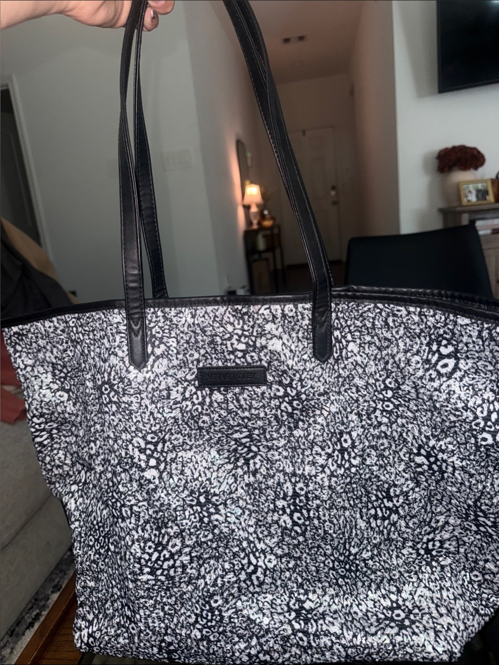 Vera Bradley Black and White Patterned Tote